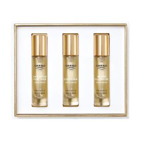 CREED 3 * 0.33 EAU DE PARFUM SPRAY SET FOR WOMEN: AVENTUS FOR HER + CARMINA + WIND FLOWERS