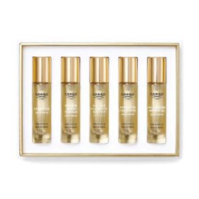 CREED 5 * 0.33 EAU DE PARFUM SPRAY SET FOR MEN: AVENTUS + AVENTUS COLOGNE + GREEN IRISH TWEED + SILVER MOUNTAIN WATER + MILLESIME IMPERIAL