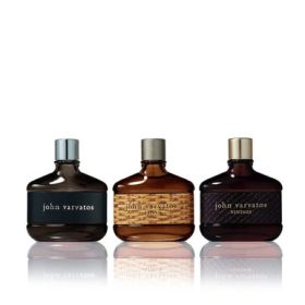JOHN VARVATOS 3 * 15 ML EAU DE TOILETTE MINI SET FOR MEN: HERITAGE + ARTISAN + VINTAGE
