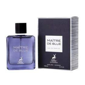 LATTAFA ALHAMBRA MAITRE DE BLUE 3.4 EAU DE PARFUM SPRAY FOR MEN
