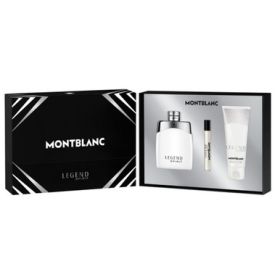 MONT BLANC LEGEND SPIRIT 3 PCS SET FOR MEN: 3.3 EAU DE TOILETTE SPRAY + 0.25 EAU DE TOILETTE SPRAY + 3.3 SHOWER GEL