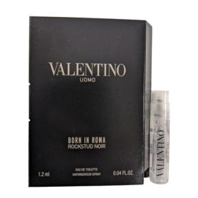VALENTINO UOMO BORN IN ROMA ROCKSTUD NOIR 0.04 EAU DE TOILETTE VIAL SPRAY FOR MEN