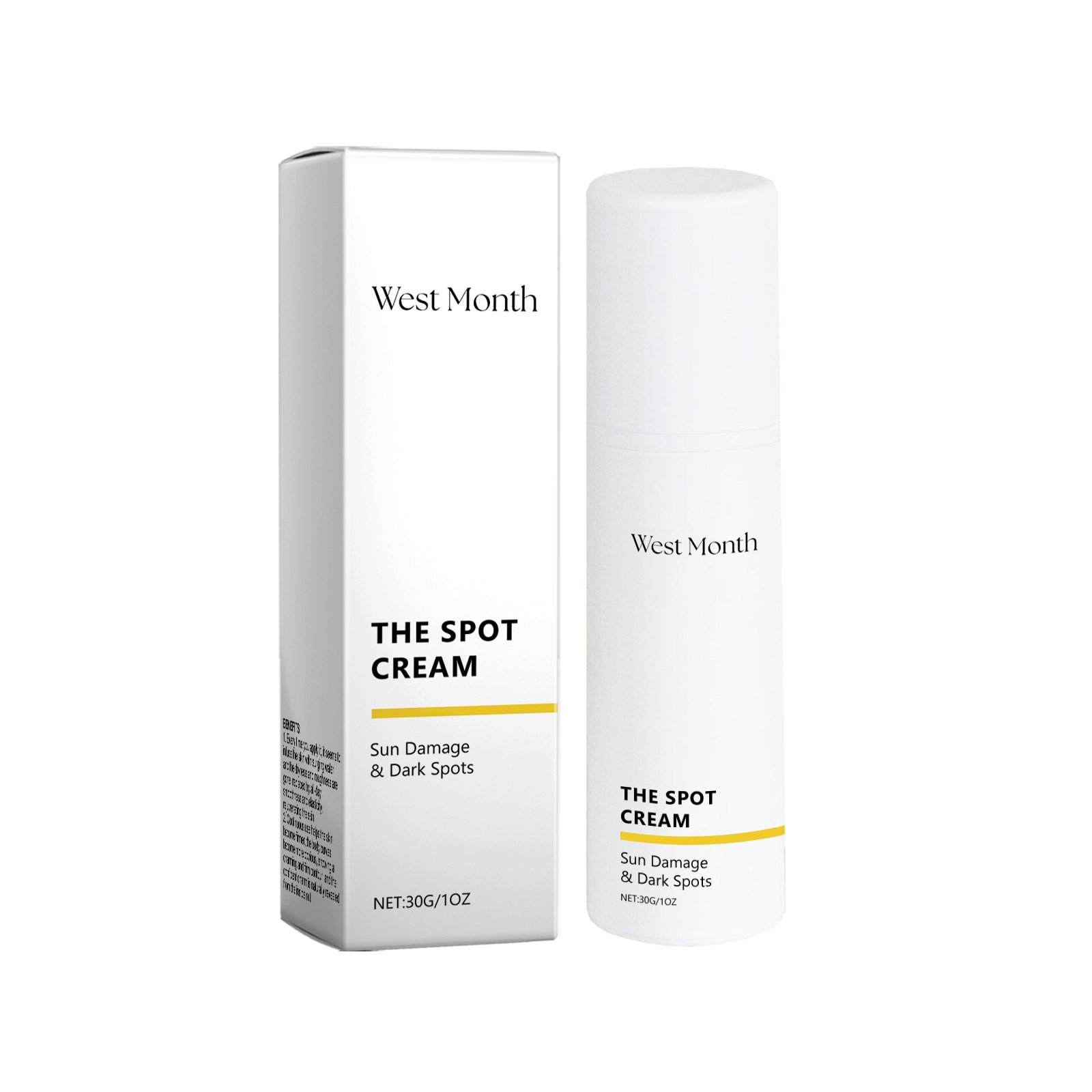West&Month Skin Care Cream Improves Dullness, Moisturizes And Brightens Skin Care, Moisturizes And Lightens Skin (Option: 30g-53g-4.17*1.29*1.29inch)