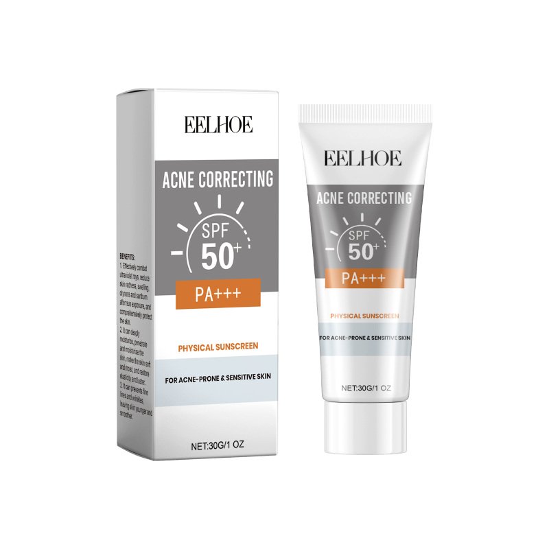 EELHOE Physical Sunscreen, Hydrating Sunblock Facial Skin Care Moisturizing And Nourishing Sunscreen (Option: 30g-41.8g-1.18*1.18*4.41inch)