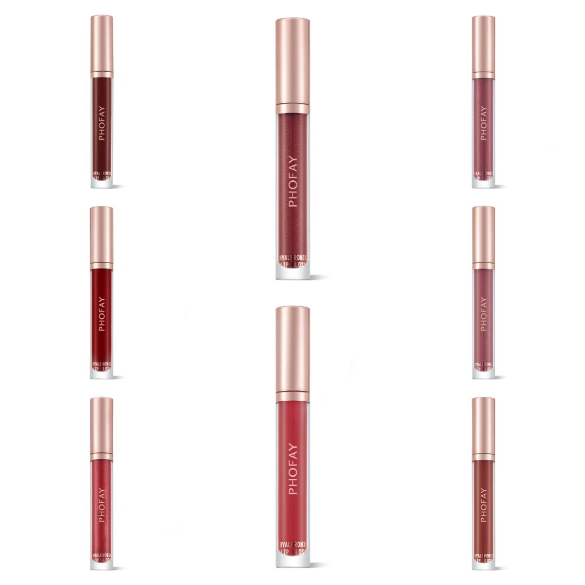 PHOFAY Hyaluronic Lip Gloss (Option: Set)