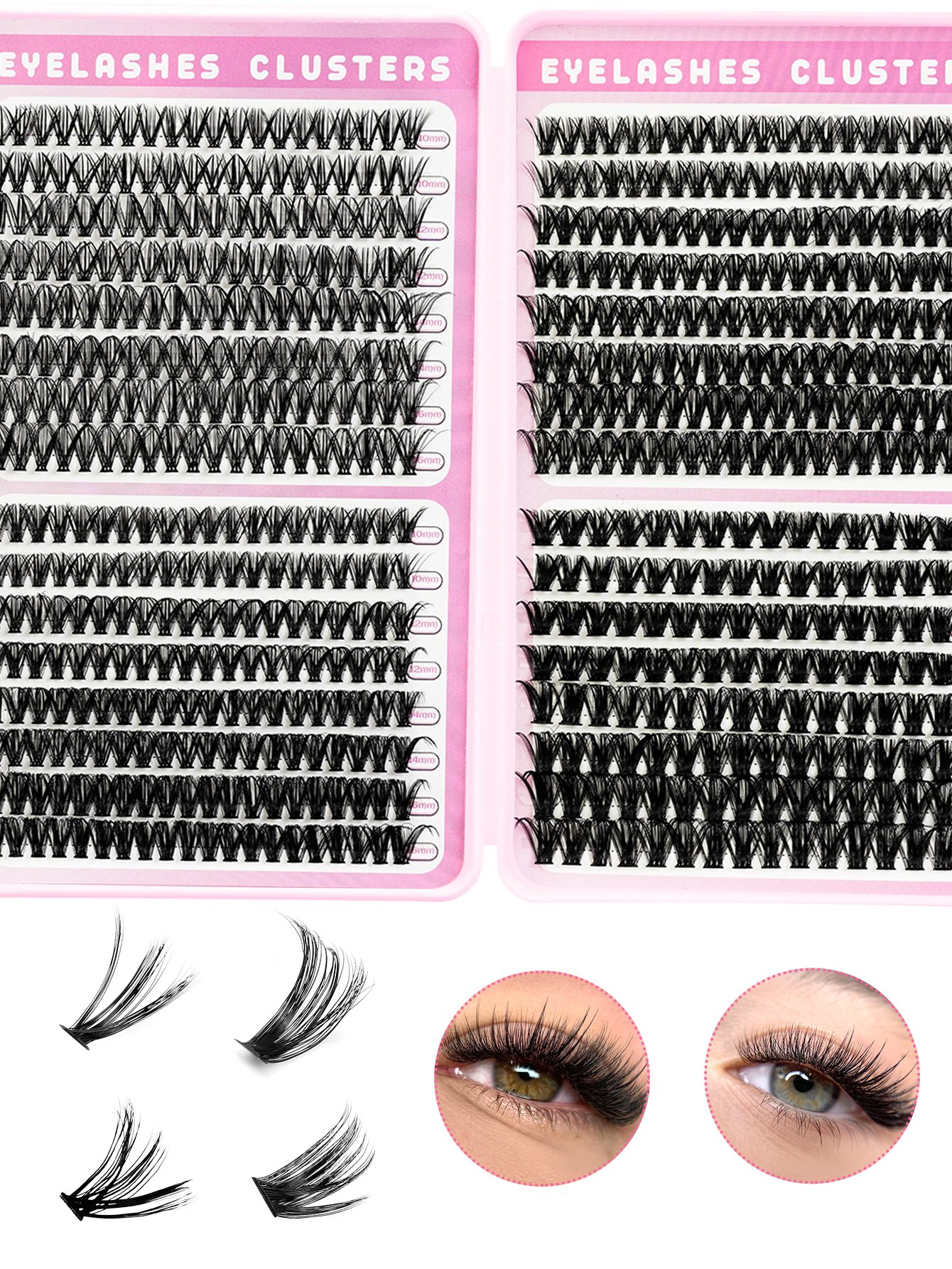 3D False Eyelashes, Multi-layered, Realistic, Soft And Comfortable, Natural Nude Makeup (Option: Style1)