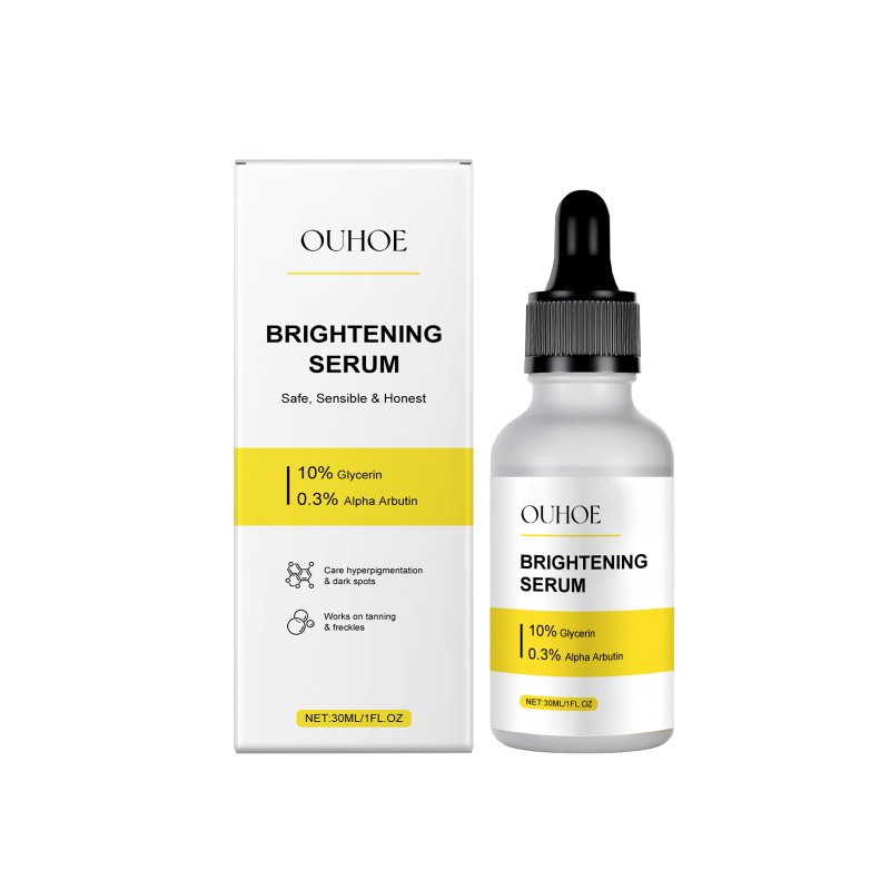 OUHOE Brightening Essence, Gentle Moisturizing And Brightening Facial Skin Nourishing And Hydrating Essence (Option: 30ml-45.07g-4.13*1.18inch)