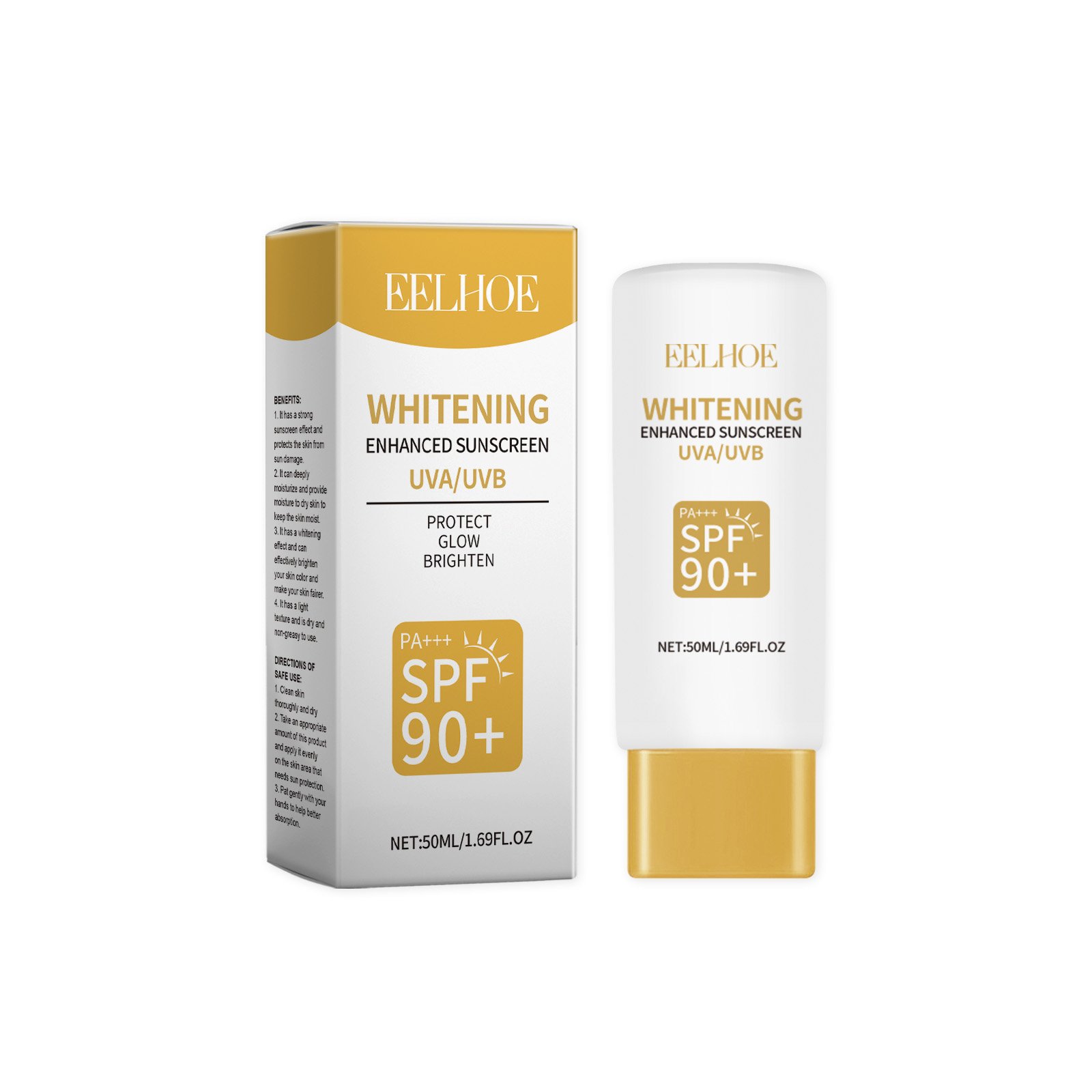 Eelhoe Skin Protection Cream For Summer Outdoor Skin Protection Uv Waterproof Moisturizing Cream (Option: 50ml-72g-4.09*1.73*0.98inch)