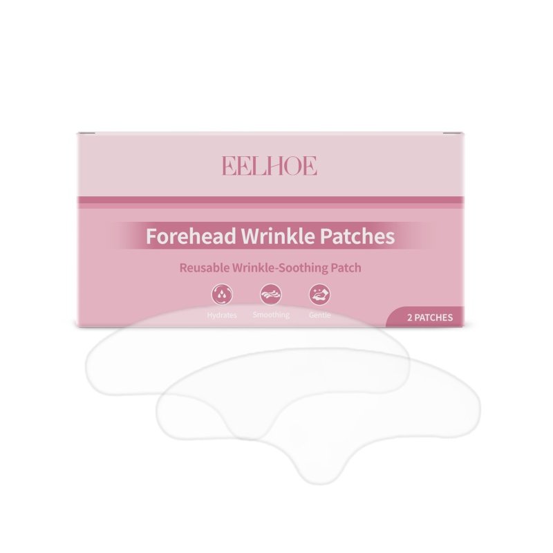EELHOE Forehead Patch Lifts, Nourishes, Nourishes, Moisturizes And Reduces Wrinkles (Option: 2 PATCHES-22g-5.7*2.55inch)