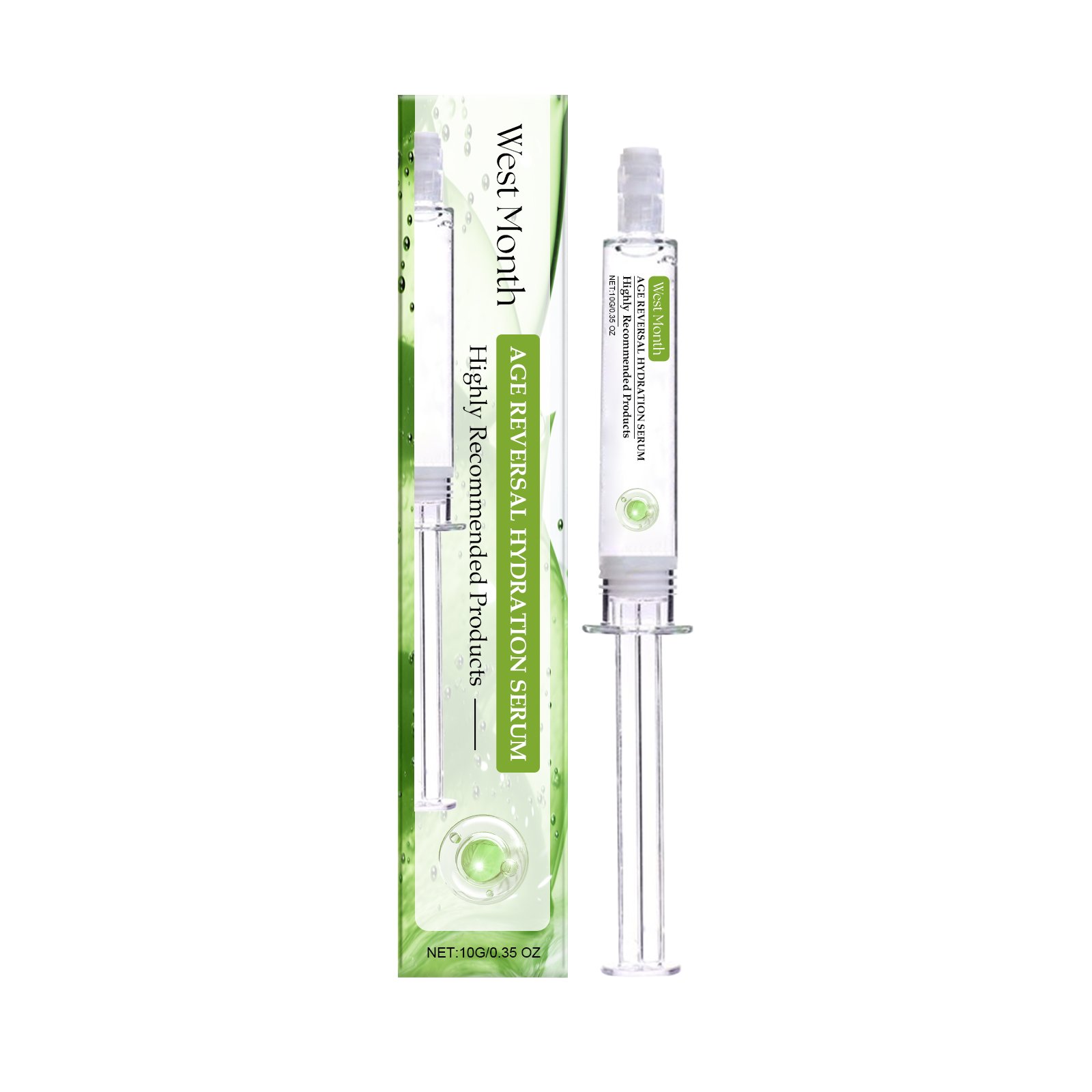 West&Month Facial Hydrating Essence Wave, Nourishes Facial Skin And Moisturizes Moisturizing And Hydrating Essence (Option: 10g-35g-7.32*1.02inch)