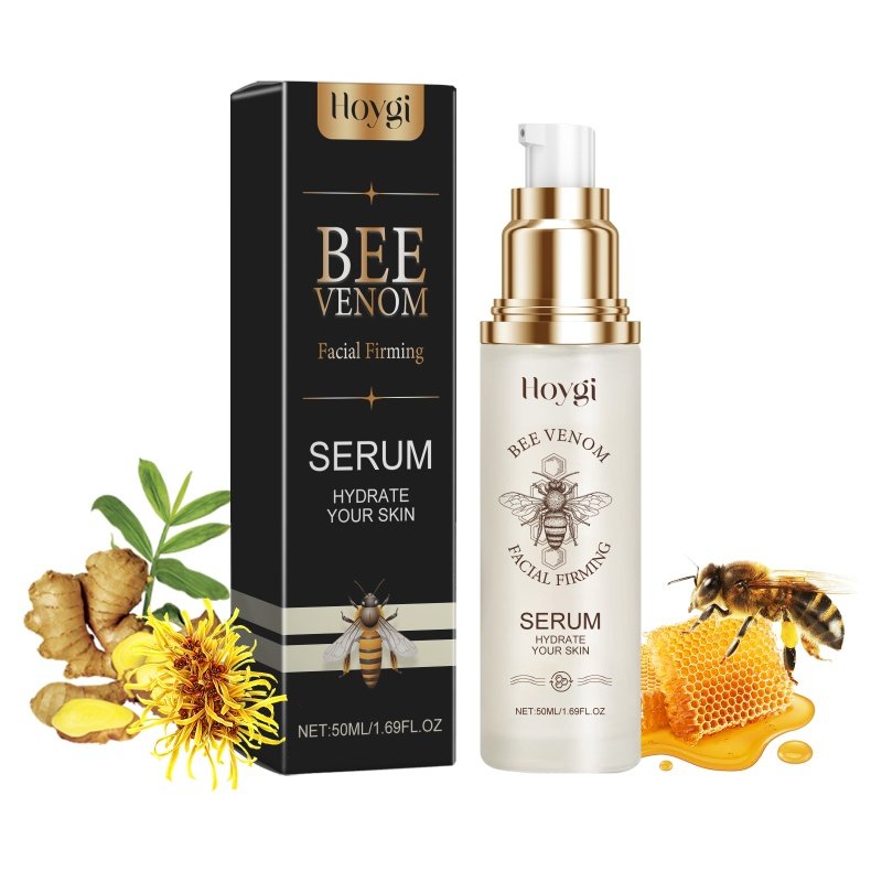 Hoygi Bee Venom Facial Essence, Hydrating, Moisturizing And Refreshing Collagen Firming Skin Care Essence (Option: 50ml-91g-5.31*1.37*1.37inch)