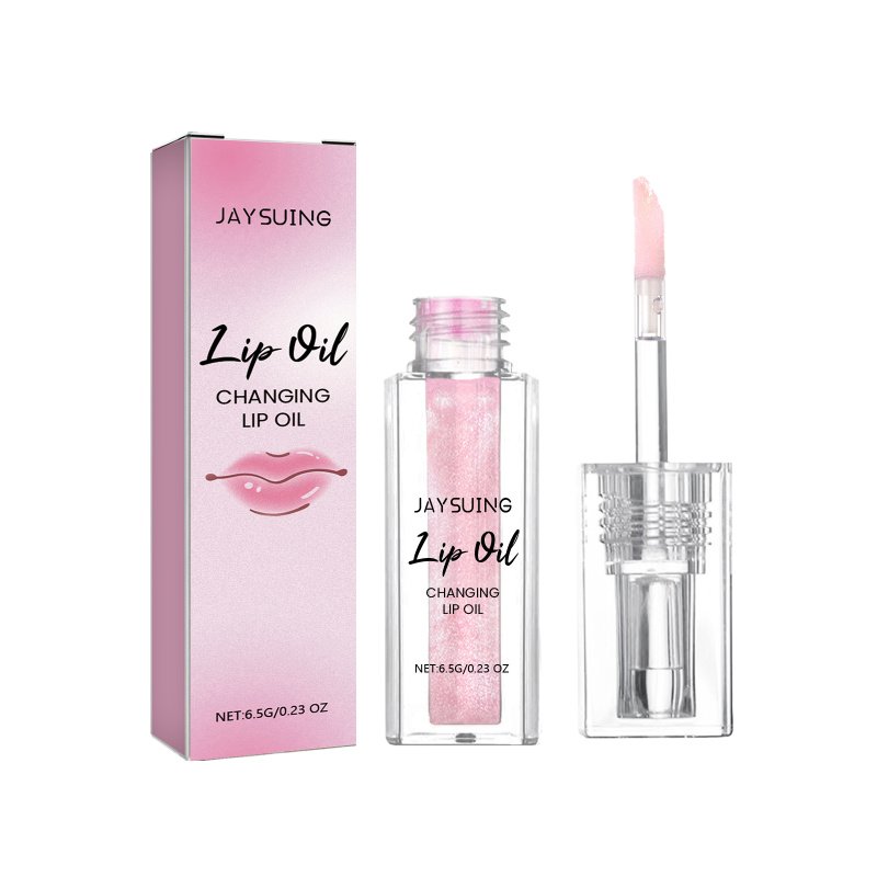 Jaysuing Changing Lip Oil, Hydrating Moisturizing Non-Stick Cup Water Gloss Lip Gloss (Option: 6.5g-36g-0.87*0.87*3.46inch)