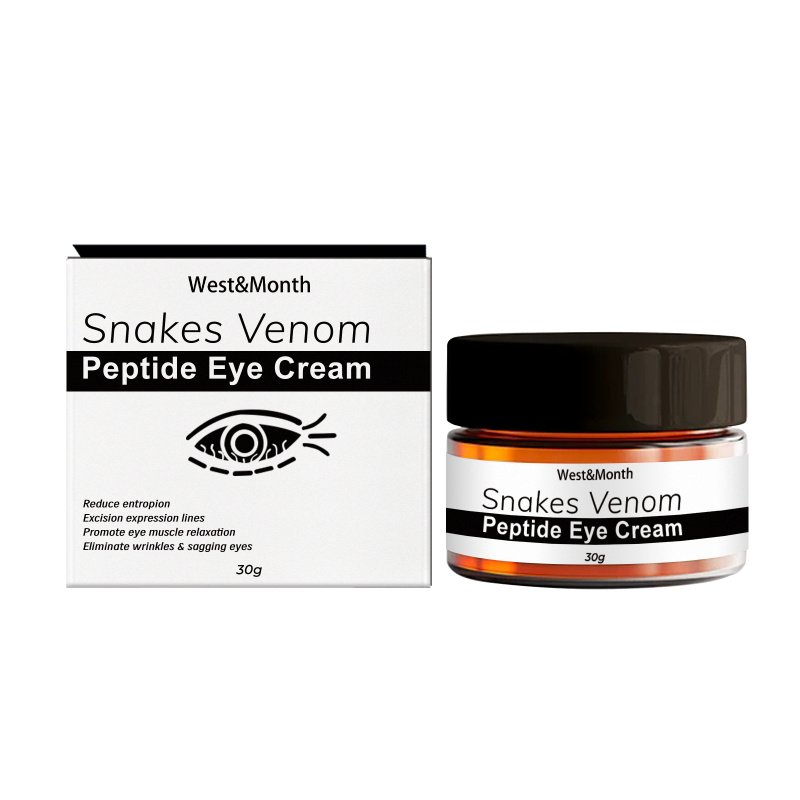 West&Month Snake Venom Peptide Eye Cream Gently Nourishes Skin, Reduces Fine Lines, Hydrates And Moisturizes Eye Cream (Option: 30g-50g-2.04*2.04*1.37inch)