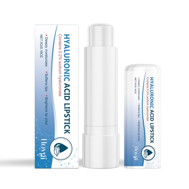Hoygi Hyaluronic Acid Lip Balm, Care Gloss Hydrating Repair Dry Moisturizing Soft Moisturizing Care Lip Balm (Option: 5g-18.52G-2.83*0.86inch)