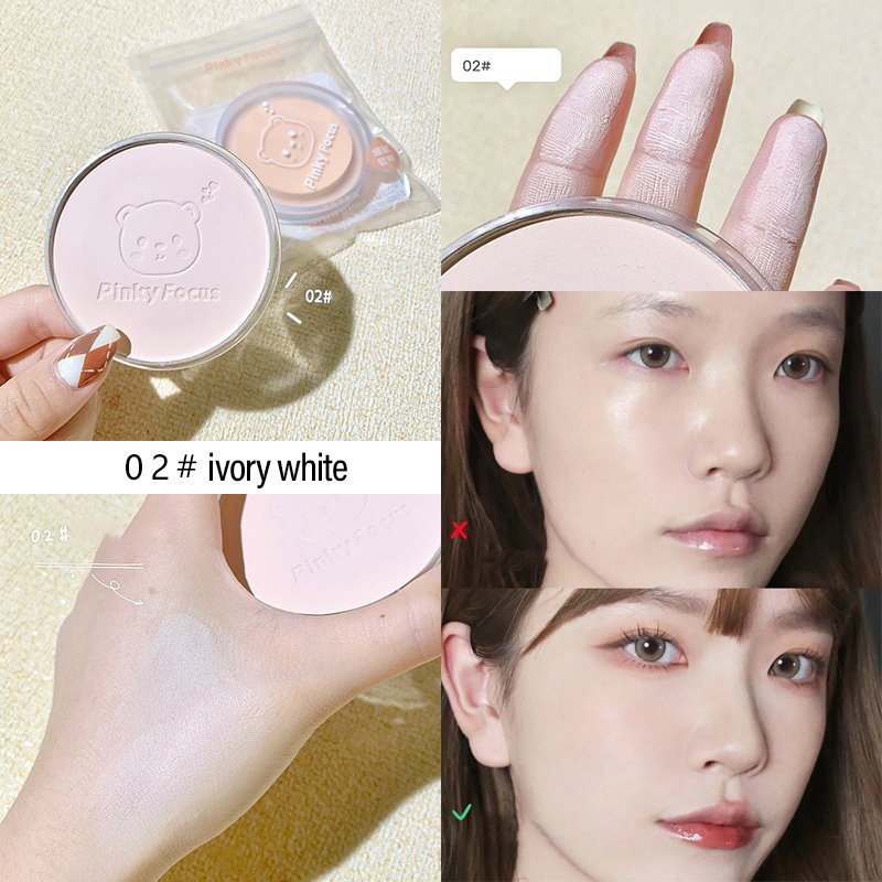 New Waterproof Long Lasting Makeup Powder Oil Control Moisturizing Brightening Loose Powder Breathable Nature Face Cosmetics (Color: 02)