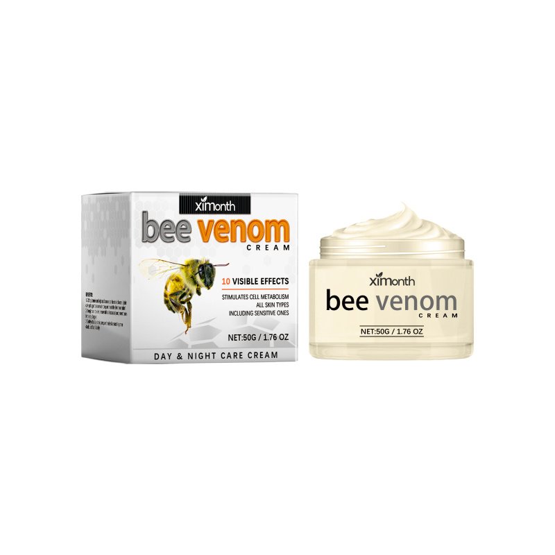 Ximonth Bee-Venom Anti-Wrinkle Firming Face Cream Moisturizes, Hydrates, Lightens, Brightens And Lifts Fine Lines (Option: 50g-71g-2.04*2.04*1.73inch)
