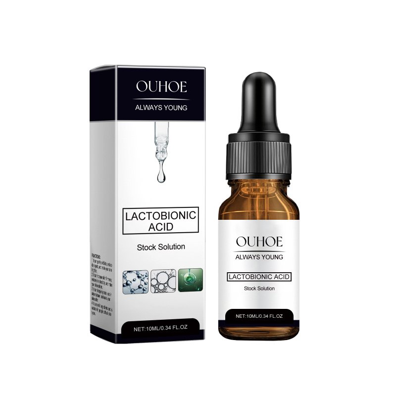 OUHOE Facial Essence, Lactose Acid Moisturizing, Moisturizing, Firming And Rejuvenating Skin Care Essence (Option: 10ml/盒-21.87g-3.15*0.98*0.98inch)
