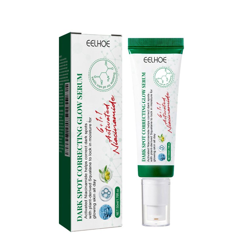 EELHOE Brightening Essence lightens spots, moisturizes facial skin, hydrates and brightens daily skin care and beauty essence (Option: 50ml-79g-5.9*1.41*1.41inch)