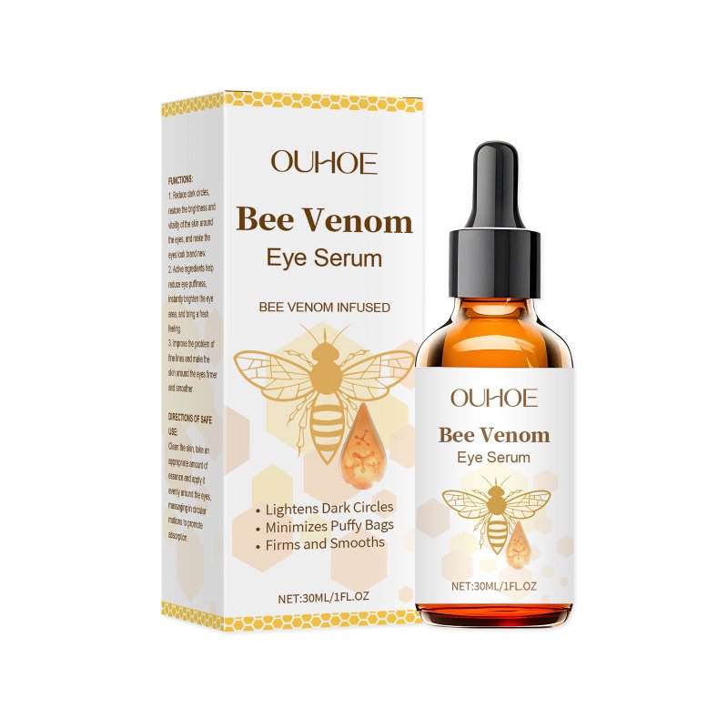 OUHOE Bee Venom Eye Serum, Gently Moisturizes And Protects Skin Eye Daily Care Serum (Option: 30ml-45.34g-4.14*1.19*1.19inch)